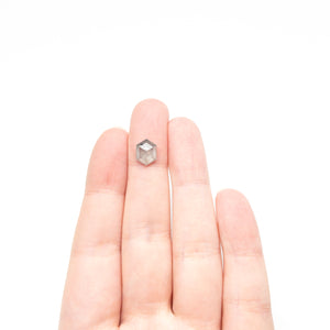 2.48ct 9.67x7.29x4.35mm Hexagon Rosecut 27536-58