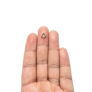 0.59ct 6.31x7.15x2.18mm Triangle Rosecut 27537-34