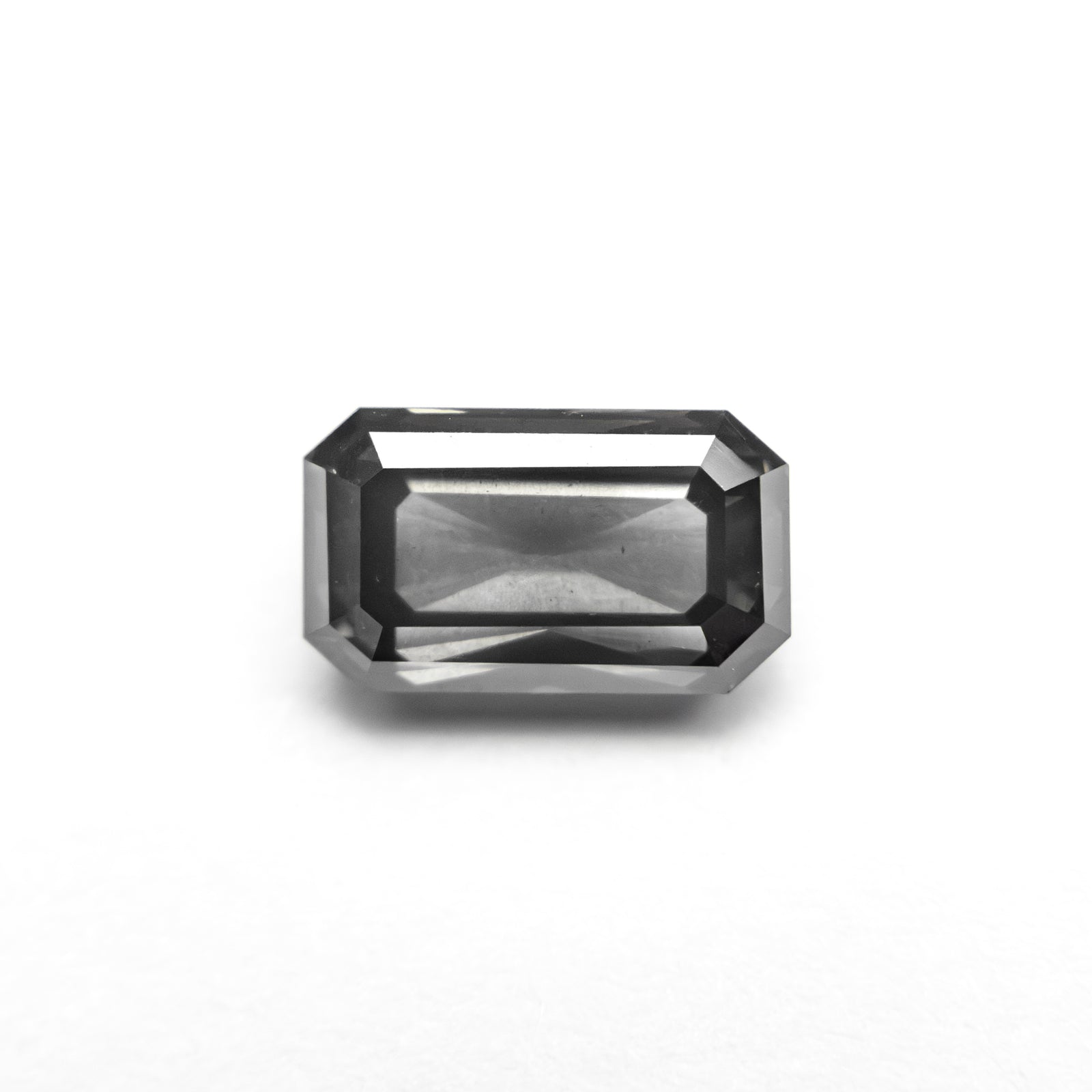 1.31ct 7.80x4.55x3.34mm Fancy Grey Cut Corner Rectangle Step Cut 27544-15