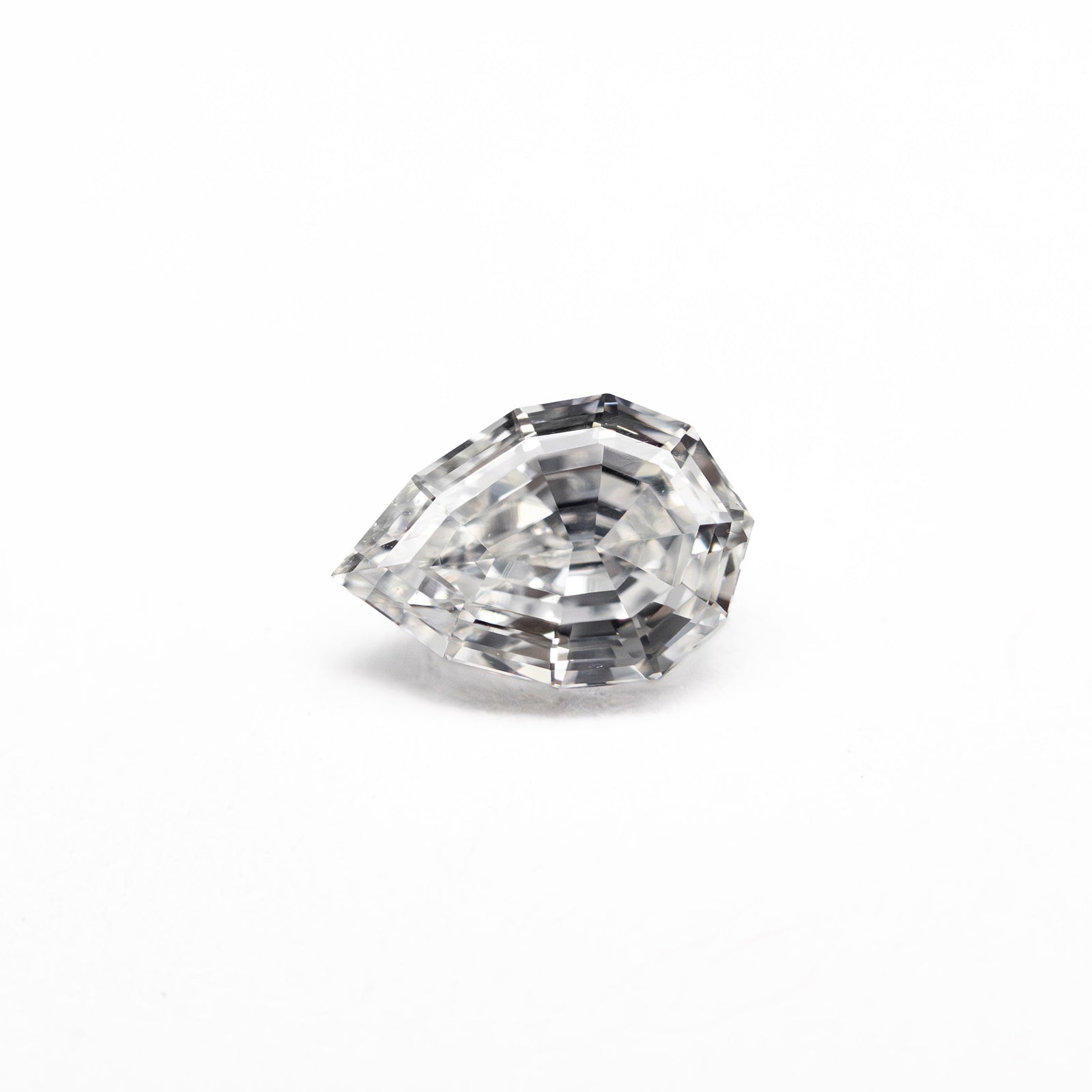 0.59ct 6.53x4.42x2.91mm SI1 F Geo Pear Step Cut 🇨🇦 27644-01