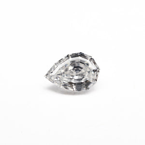 0.59ct 6.53x4.42x2.91mm SI1 F Geo Pear Step Cut 🇨🇦 27644-01