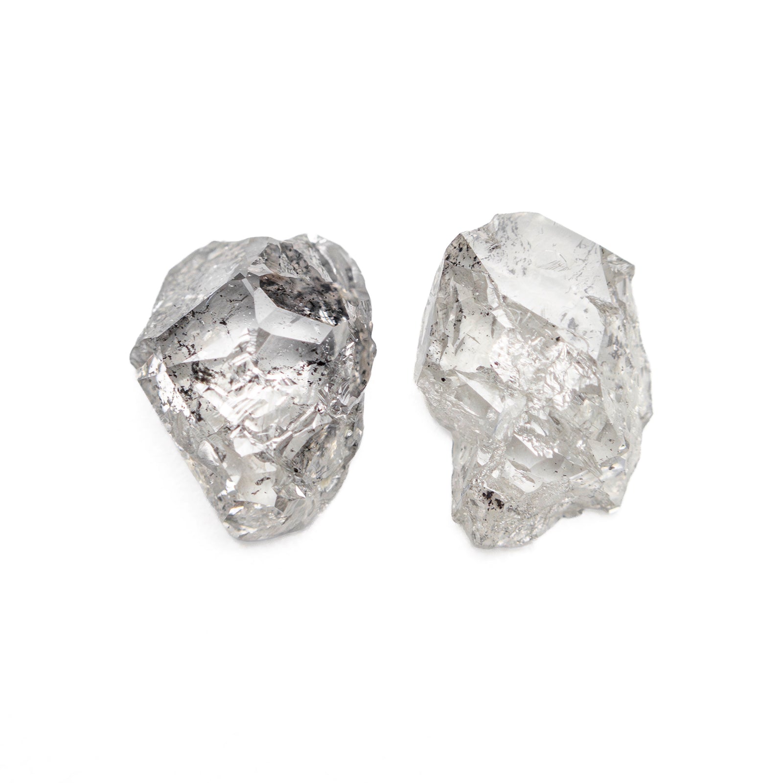2.55cttw 2pc 7.93x6.39x3.01mm 8.60x6.19x2.94mm Polished Raw Diamond Matching Pair 🇨🇦 27698-01
