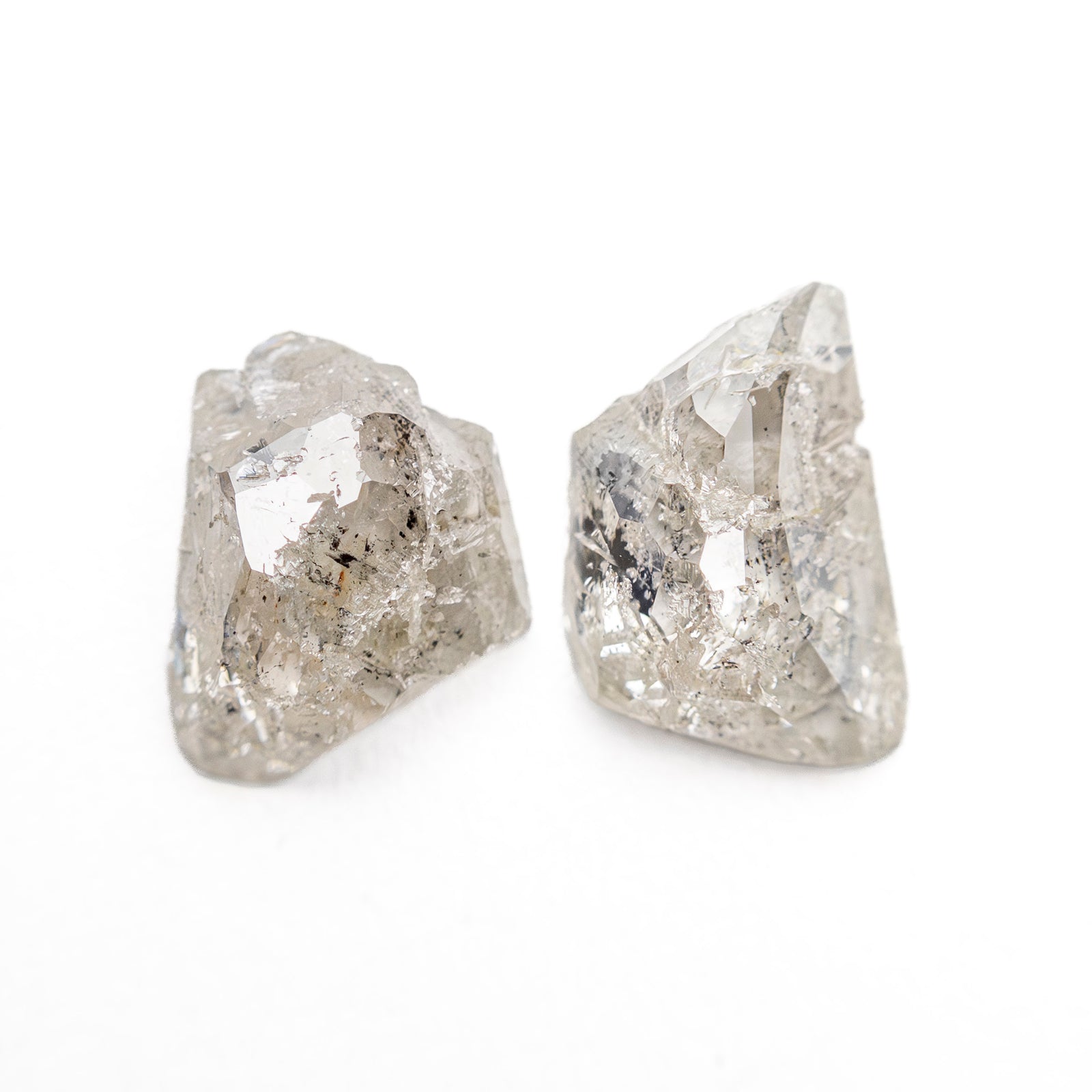 3.14cttw 2pc 9.33x6.32x3.34mm 8.70x6.90x3.54mm Polished Raw Diamond Matching Pair 🇨🇦 27705-01