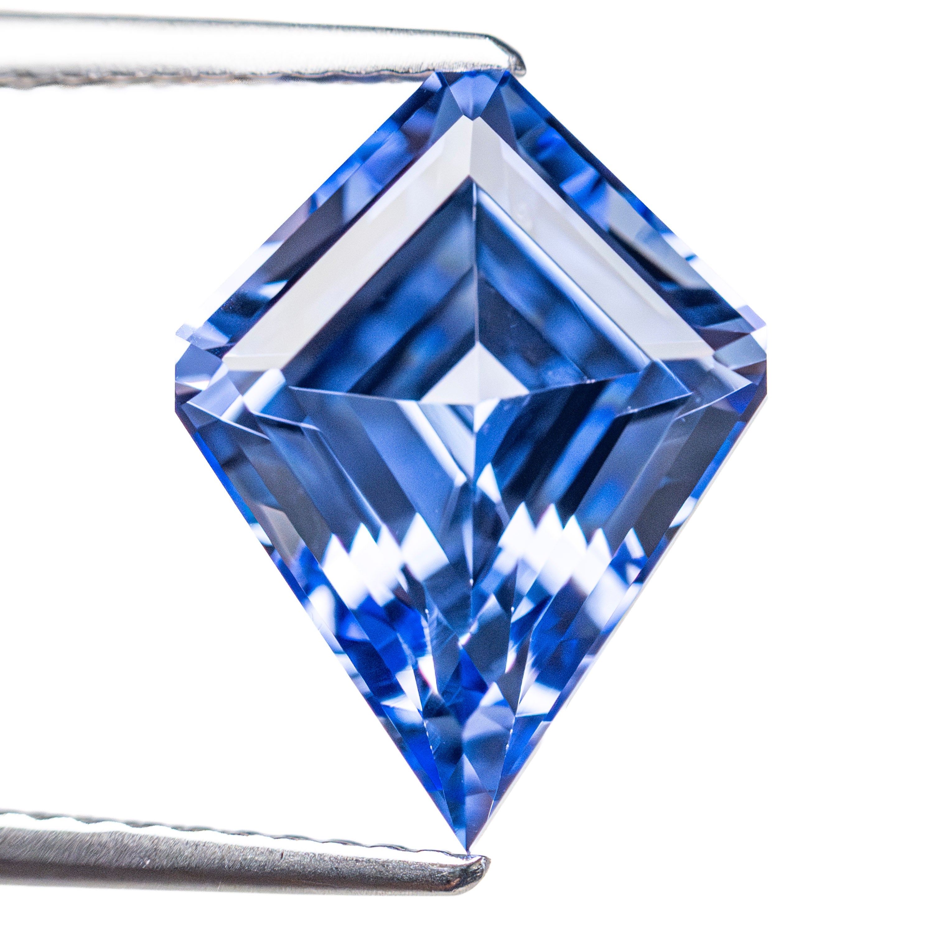 5.43ct 13.60x 10.30x6.6mm Kite Step Cut Sapphire 27716-01