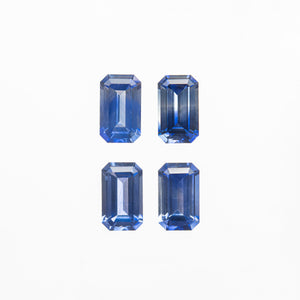 1.20cttw 4pc 5x3mm Cut Corner Rectangle Step Cut Sapphires 27729-01