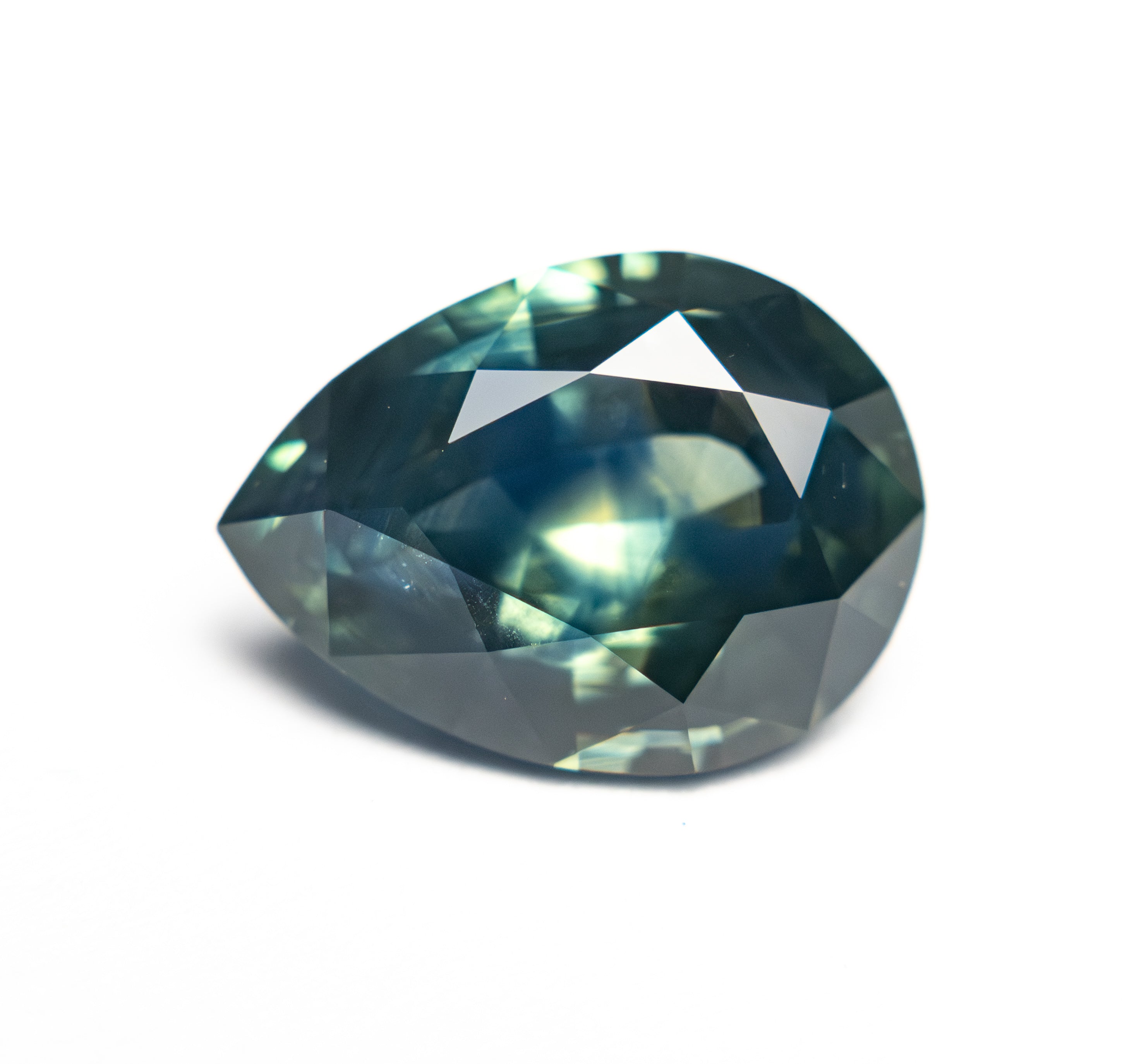 3.95ct 11.57x8.70x5.30mm Pear Brilliant Sapphire 27732-01