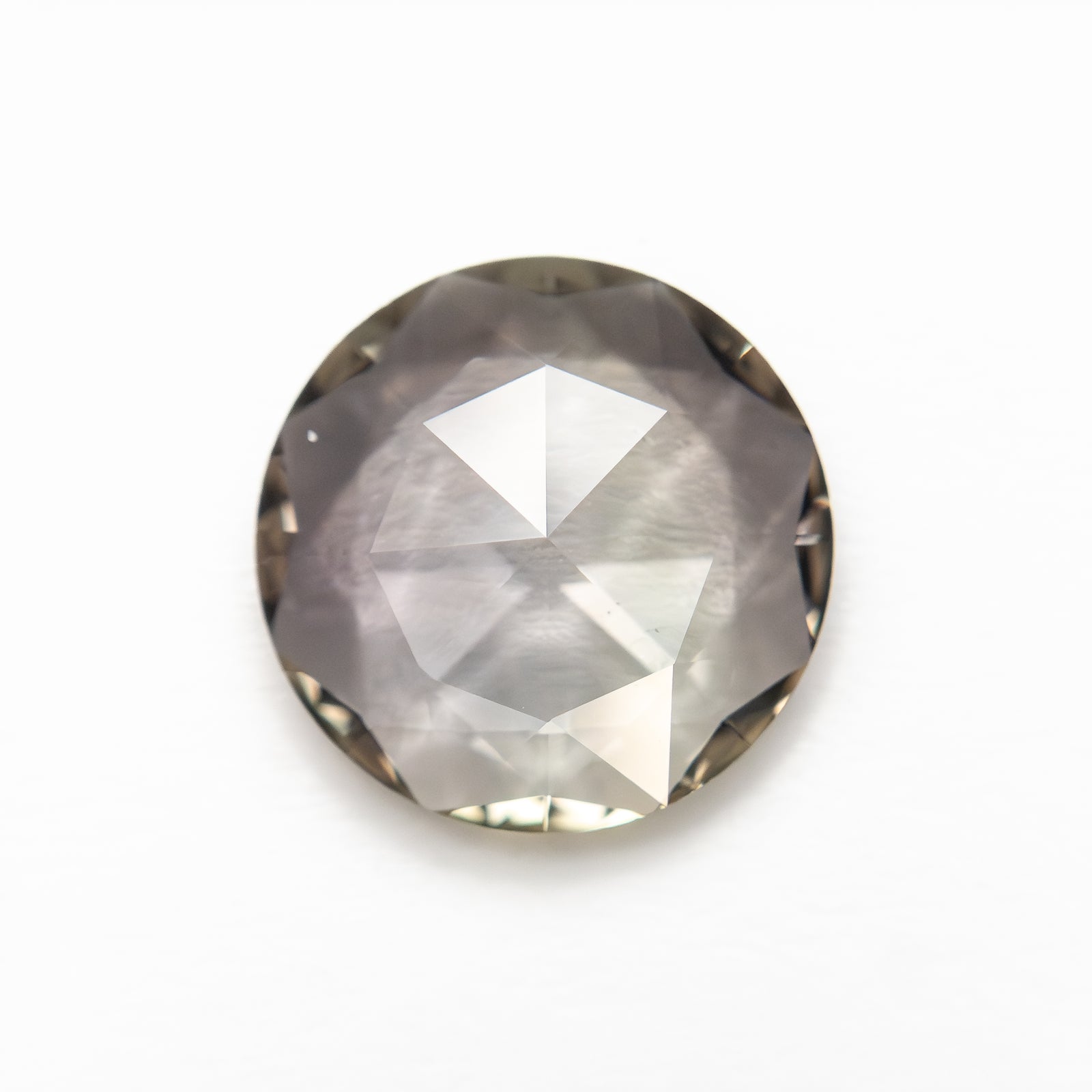 1.56ct 8.53x8.52x2.41mm Round Rosecut Sapphire 27744-03