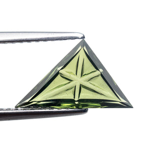 1.33ct 7.38x12.60x1.96mm Triangle Fantasy Cut Sapphire 27762-04