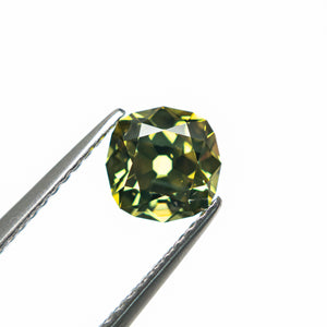1.37ct 6.31x6.34x4.00mm Modern Antique Geo Cushion Brilliant Sapphire 27766-13