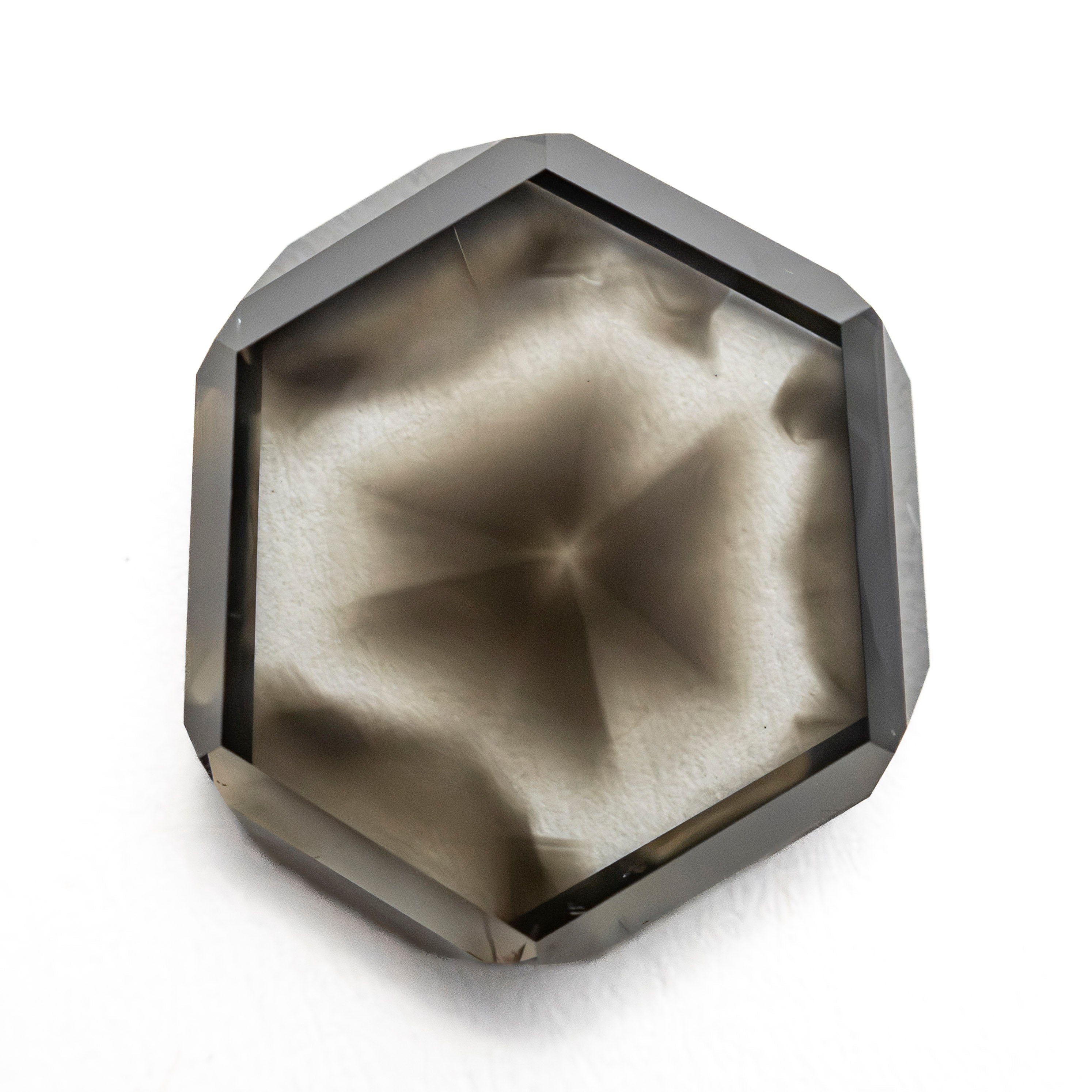 4.40ct 12.17x11.05x2.70mm Hexagon Portrait Cut 27785-01
