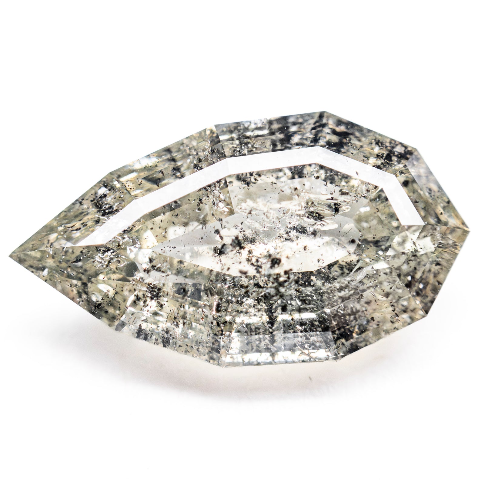 4.51ct 15.61x8.55x4.64mm Geo Pear Step Cut 27910-01