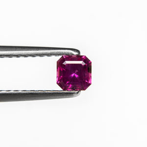 0.33ct 3.77x3.77x2.61mm Cut Corner Square Step Cut Sapphire 27955-21