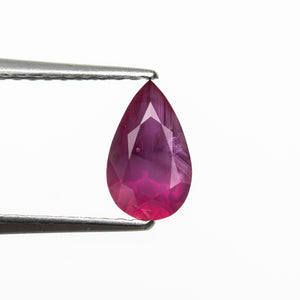 0.79ct 7.59x4.58x3.26mm Pear Brilliant Ruby 27956-24