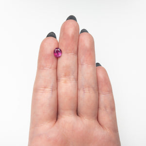 1.40ct 7.61x6.16x3.70mm Oval Brilliant Sapphire 27956-28