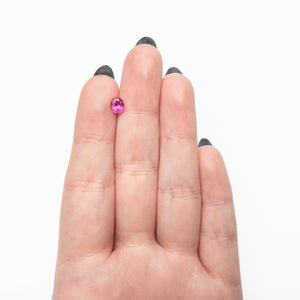 0.80ct 6.04x4.98x3.33mm Oval Brilliant Sapphire 27957-33