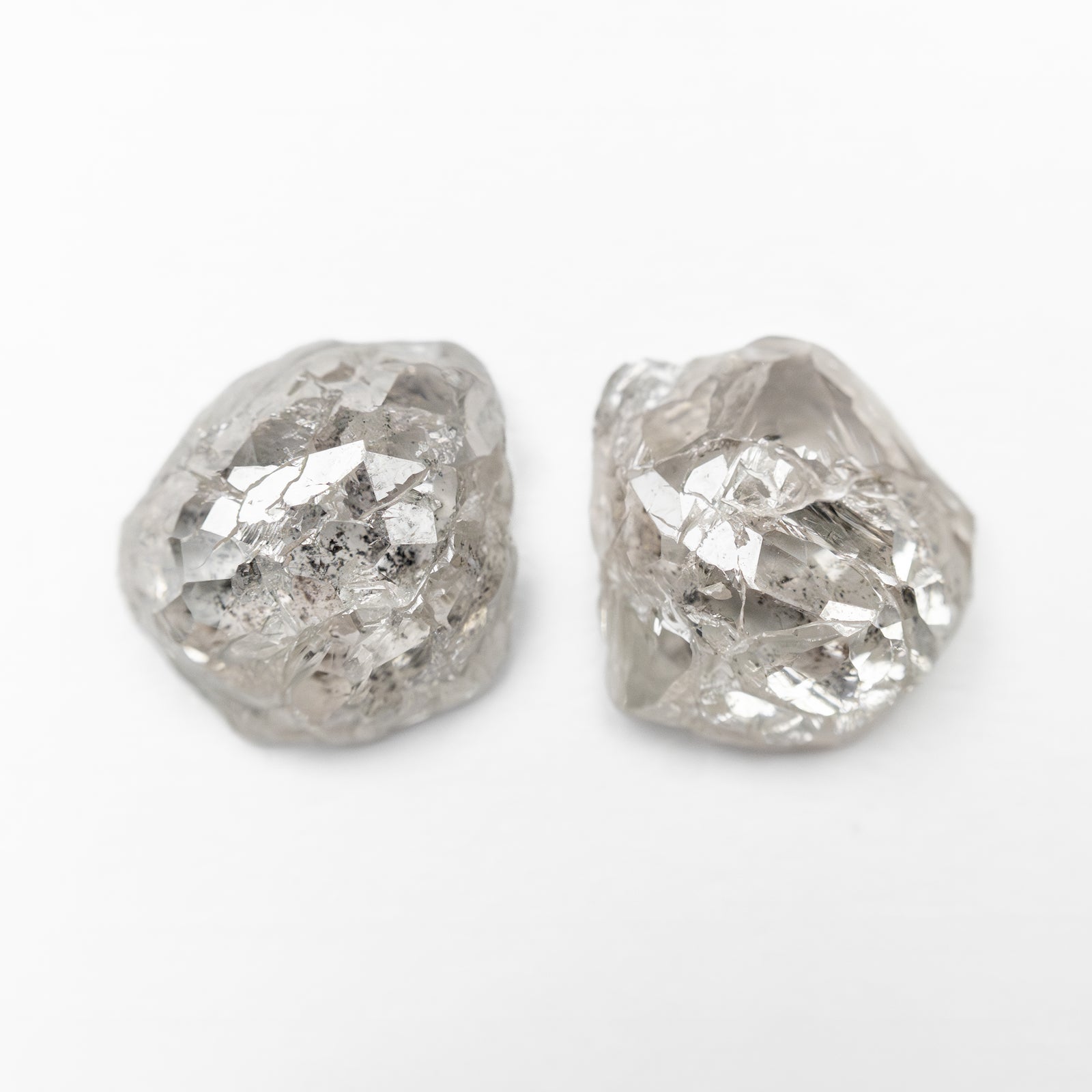 4.38cttw 2pc 9.29x8.49x3.53mm 8.76x8.13x3.93mm Polished Raw Diamond Matching Pair 🇨🇦 27961-01