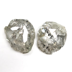 3.44cttw 2pc 9.09x7.80x2.94mm 8.41x7.56x3.06mm Polished Raw Diamond Matching Pair 🇨🇦 27964-01