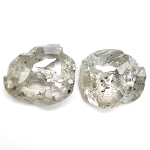 3.44cttw 2pc 9.09x7.80x2.94mm 8.41x7.56x3.06mm Polished Raw Diamond Matching Pair 🇨🇦 27964-01