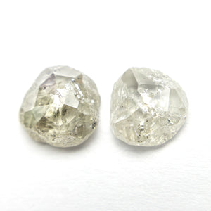 2.38cttw 2pc 6.73x6.55x2.97 6.65x6.74x3.50mm Polished Raw Diamond Matching Pair 🇨🇦 27979-01