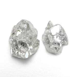 3.24cttw 2pc 9.35x7.33x3.75mm 8.11x5.86x2.38mm Polished Raw Diamond Matching Pair 🇨🇦 27980-01