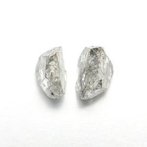 2.34cttw 2pc 6.61x5.00x4.38mm Polished Raw Diamond Matching Pair 🇨🇦 27981-01