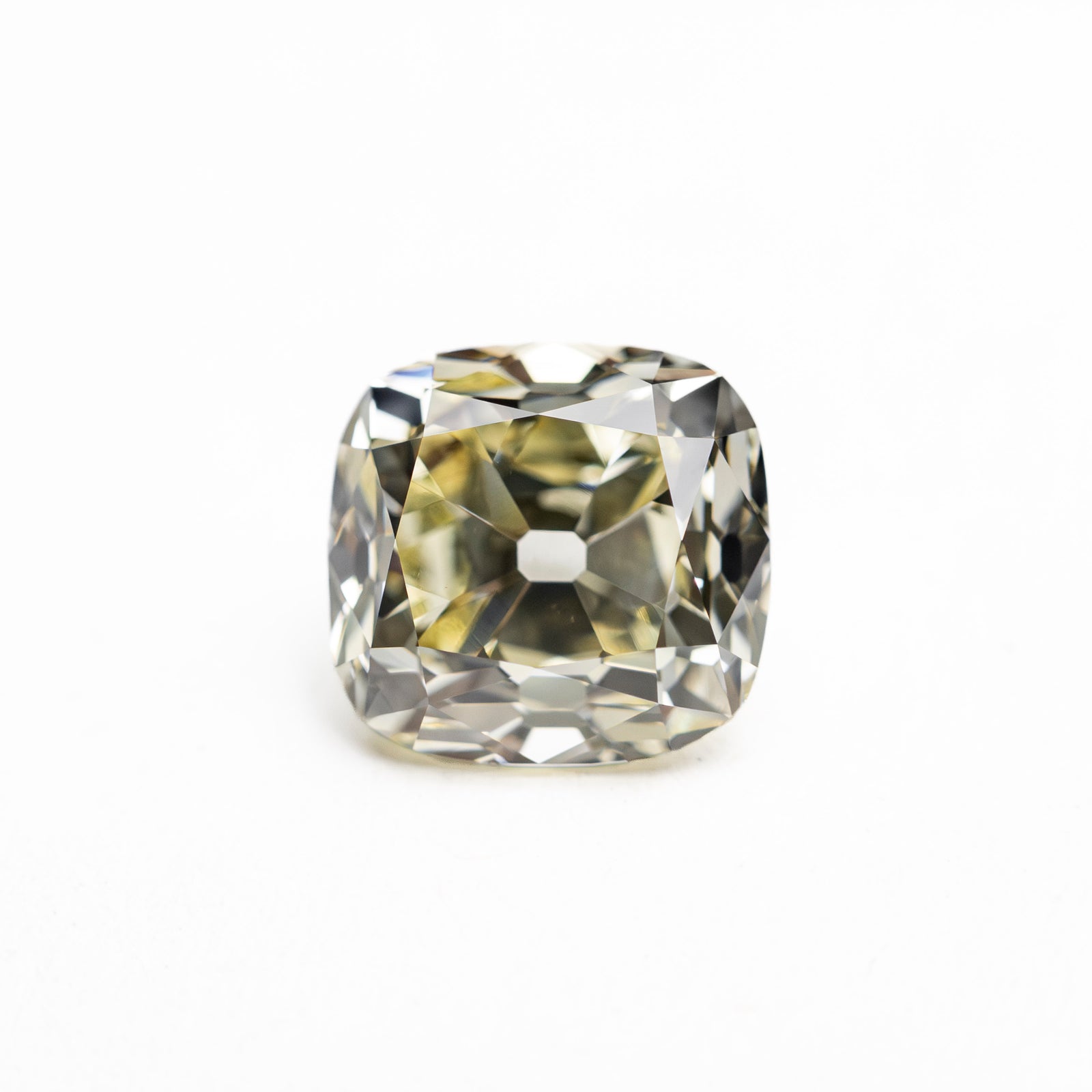1.64ct 6.90x6.58x4.45mm VS1 Light Yellow Modern Antique Old Mine Cut 🇨🇦 27992-01