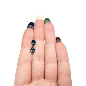 5.03cttw 2pc 7.35x5.50x3.73mm 7.54x5.56x3.78mm Oval Brilliant Sapphire Matching Pair 28028-34