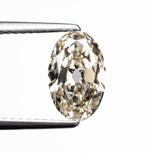 1.66ct 9.84x6.26x3.63mm GIA VS2 M Modern Antique Oval Brilliant 28039-01