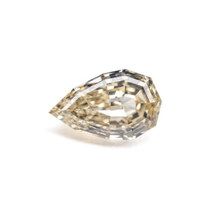 1.36ct 9.10x5.68x3.65mm VS1 Fancy Light Yellowish Brown Geo Pear Step Cut 28045-01