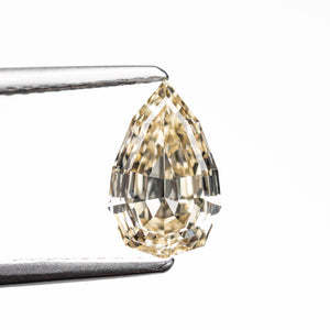 1.36ct 9.10x5.68x3.65mm VS1 Fancy Light Yellowish Brown Geo Pear Step Cut 28045-01