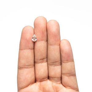 1.06ct 8.52x5.22x3.28mm VVS2 W-X Geo Pear Step Cut 28054-01