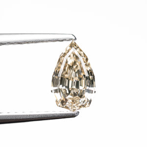 1.05ct 8.25x5.15x3.51mm VS2 Fancy Yellowish Brown Geo Pear Step Cut 28055-01