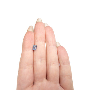 1.21ct 7.11x4.93x3.33mm Cut Corner Rectangle Step Cut Sapphire 28209-01