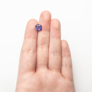 3.01ct 7.68x7.67x5.40mm Cut Corner Square Step Cut Sapphire 28219-01