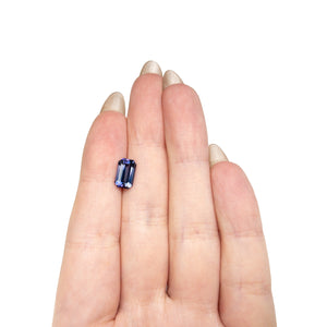 3.08ct 9.89x6.23x4.46mm Cut Corner Rectangle Step Cut Sapphire 28235-01
