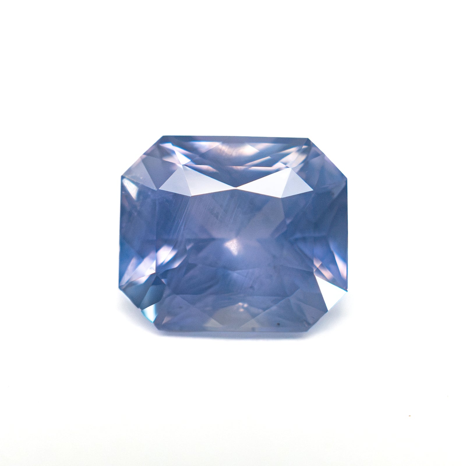 3.09ct 8.76x7.51x5.08mm Cut Corner Rectangle Brilliant Sapphire 28250-01