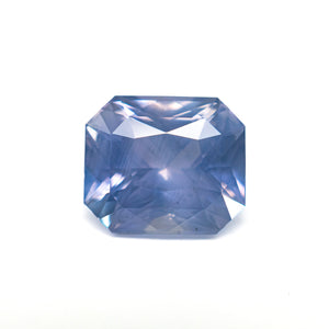 3.09ct 8.76x7.51x5.08mm Cut Corner Rectangle Brilliant Sapphire 28250-01