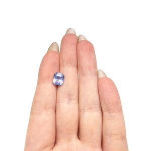 3.09ct 8.76x7.51x5.08mm Cut Corner Rectangle Brilliant Sapphire 28250-01