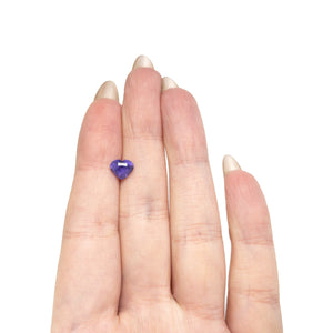 2.01ct 6.72x7.66x5.44mm Heart Brilliant Sapphire 28255-01