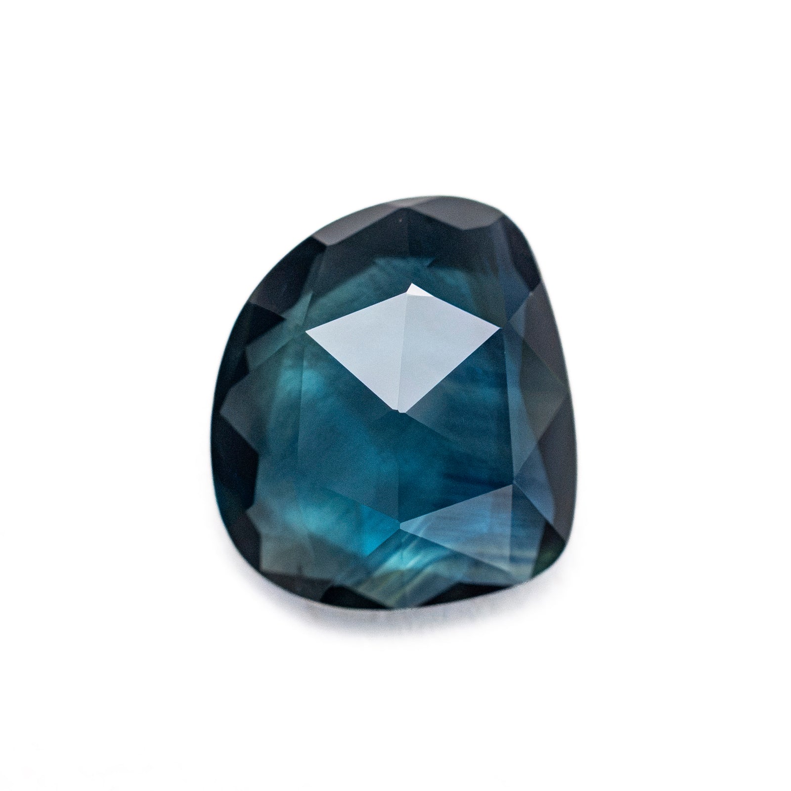 2.03ct 8.73x7.86x2.90mm Amorphous Rosecut Sapphire 28298-07