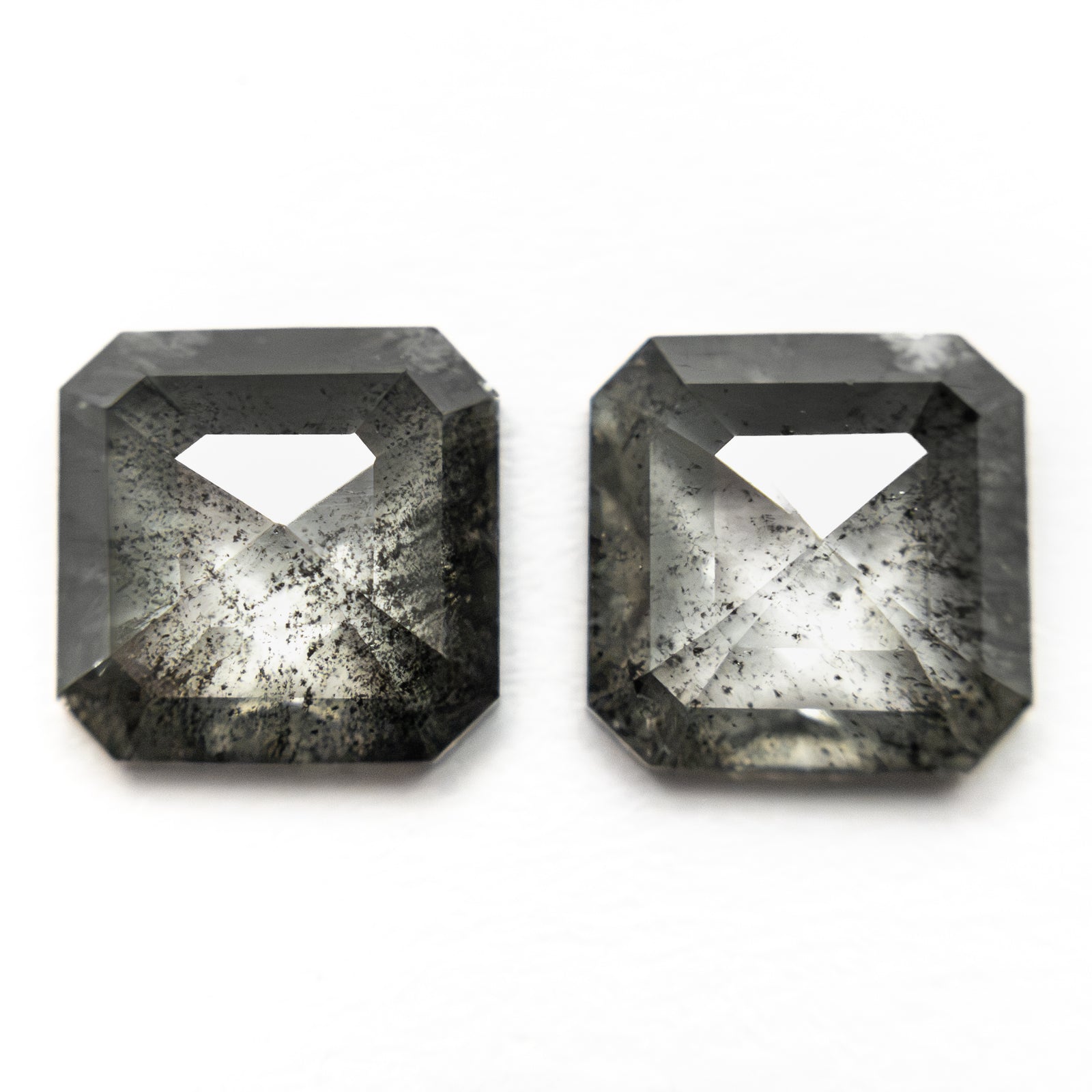 3.10cttw 7.25x7.27x2.85mm Cut Corner Square Rosecut Matching Pair 28343-01