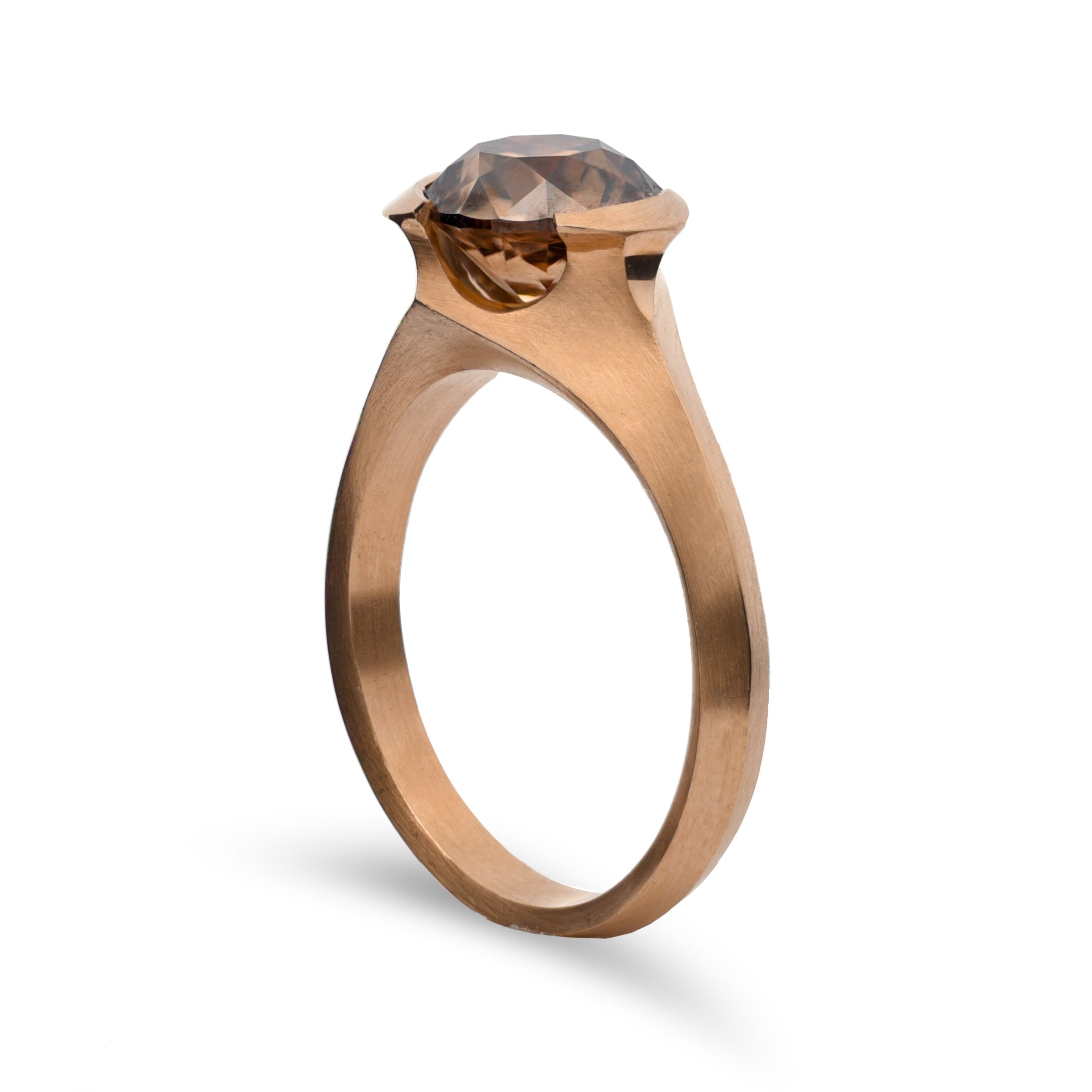 2.01ct Modern Antique Old European Cut <br> <b>McCaul </b>| Arris Ring