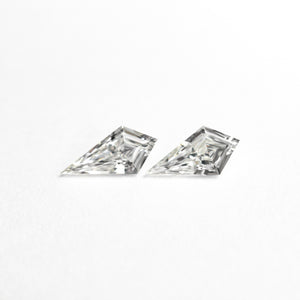 0.25cttw 2pc 5.92x2.93x1.52mm 5.92x3.02x1.42mm G VVS/VS Kite Step Cut Matching Pair 26308-01