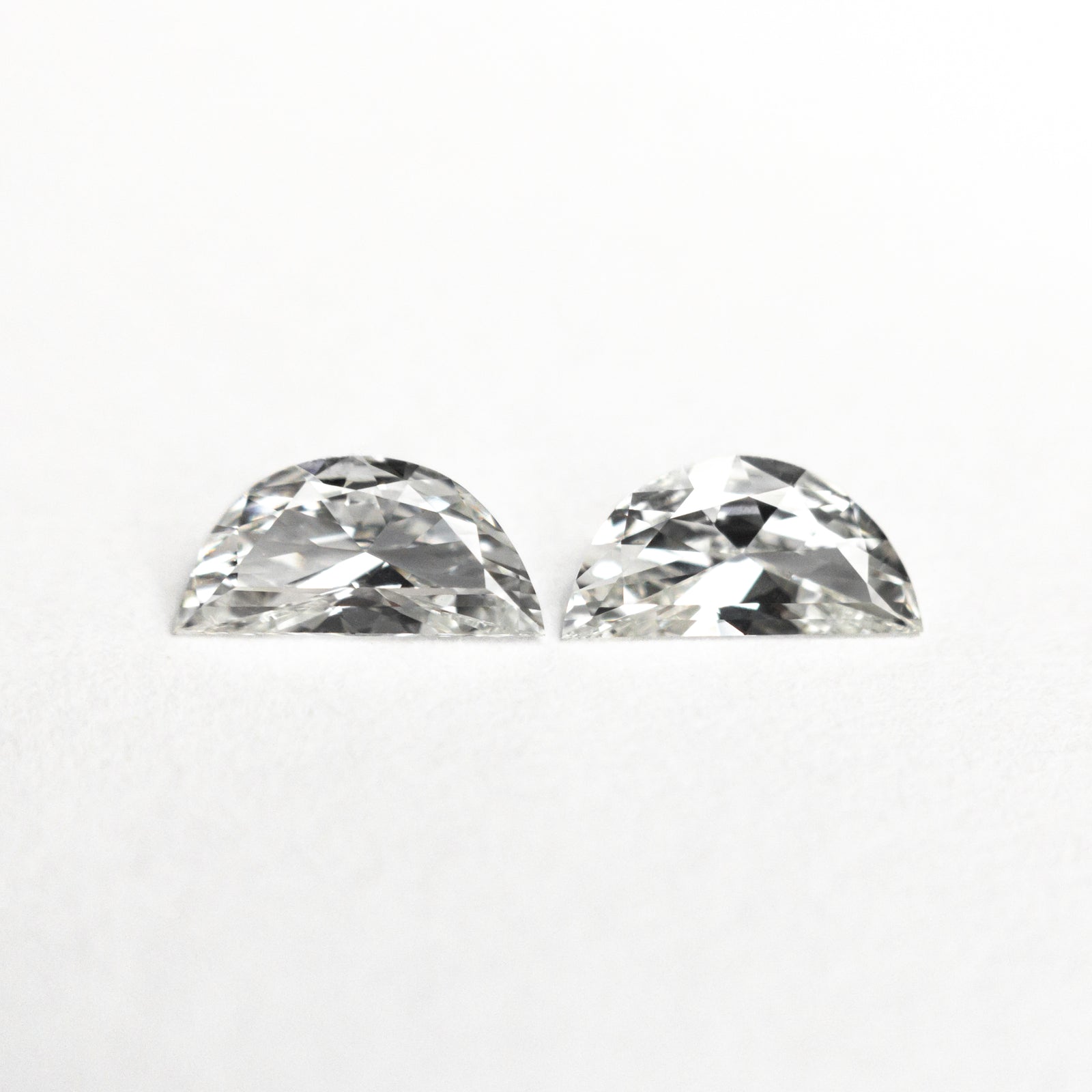 0.37cttw 2pc 6.06x2.98x1.60mm 6.02x2.98x1.50mm F-G VVS Half Moon Brilliant Matching Pair 26310-01