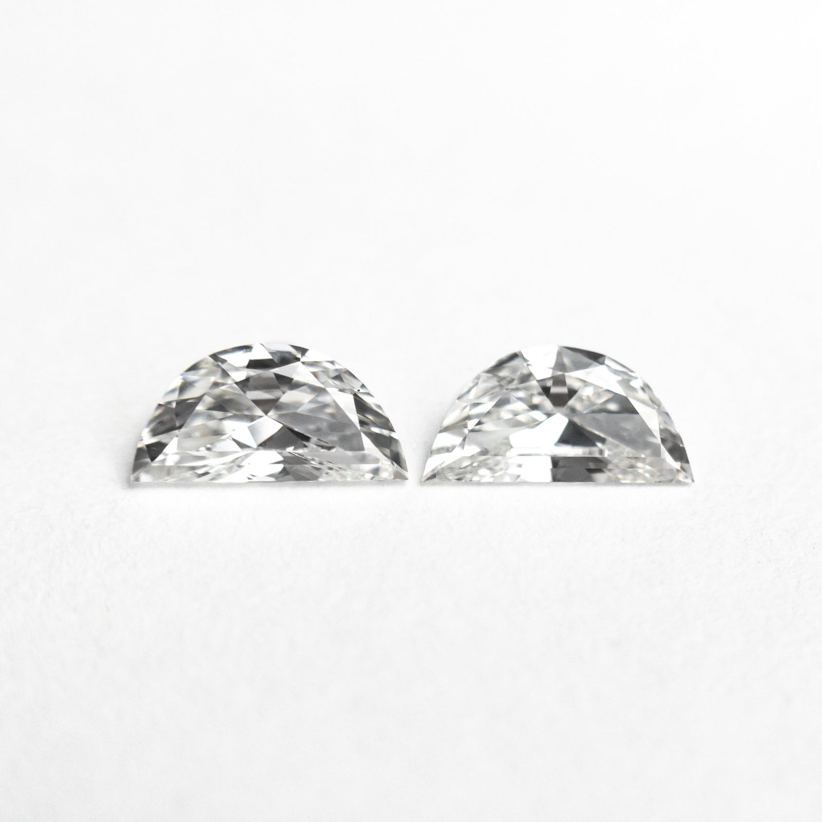 0.43cttw 2pc 5.98x3.00x1.79mm 6.02x3.00x1.58mm E VVS Half Moon Brilliant Matching Pair 26312-01