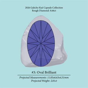 8.66ct VS1 C4 Pre-Cut Canadian Champagne Diamond 27935