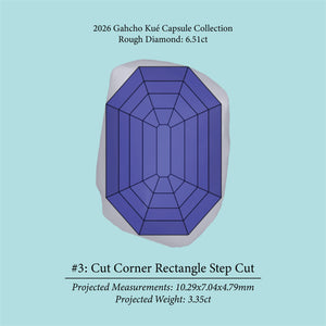 6.51ct VVS2 K Pre-Cut Canadian Champagne Diamond 27937