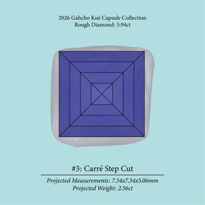 5.94ct VVS1 J Pre-Cut Canadian Champagne Diamond 27938