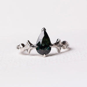 1.48ct Pear Brilliant Sapphire <br><b> Ileava Jewelry </b>| Sylvie Sapphire Ring