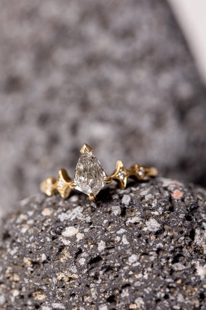 1.31ct Shield Brilliant <br><b> Ileava Jewelry </b>| Sylvie Diamond Ring